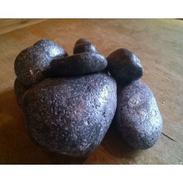 Камень хромит для бани обвалованный коробка 10 кг 40-80 мм 