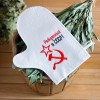Варежка банная с вышивкой Рожденный в СССР